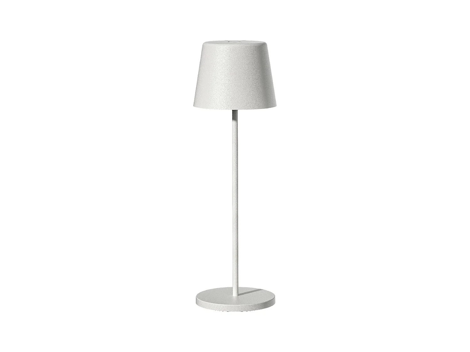 Lampe de table sans fil LED KELLY Blanc Metal H38CM