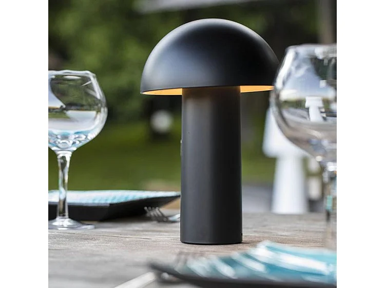 Lampe de table sans fil TOD Noir H28cm