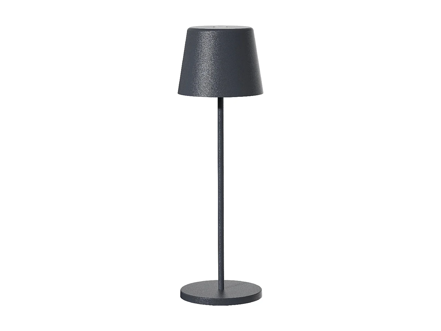 Lampe de table sans fil LED KELLY Gris Metal H38CM
