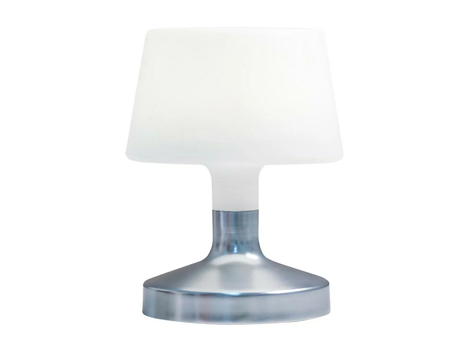 Lampe de table touch LED HELEN Argent Polyéthylène H21CM