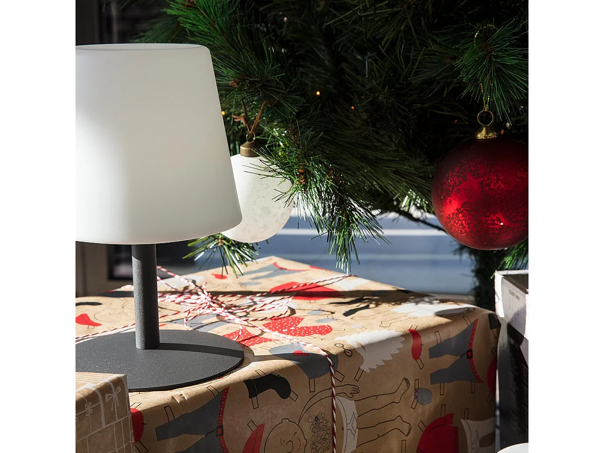 Lampe de table sans fil STANDY MINI Gris H25cm