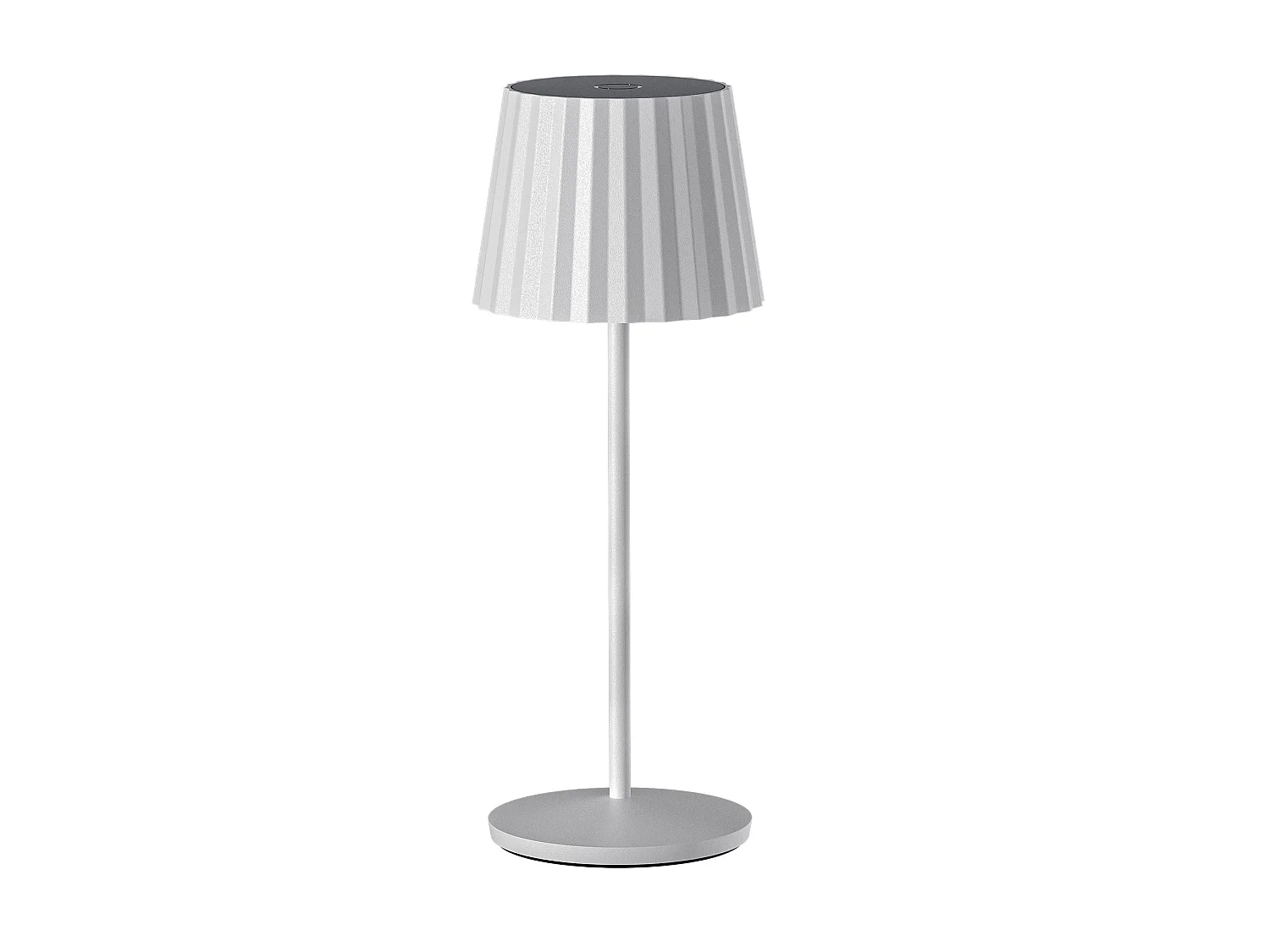 Lampe de table sans fil ABBY Blanc H30cm