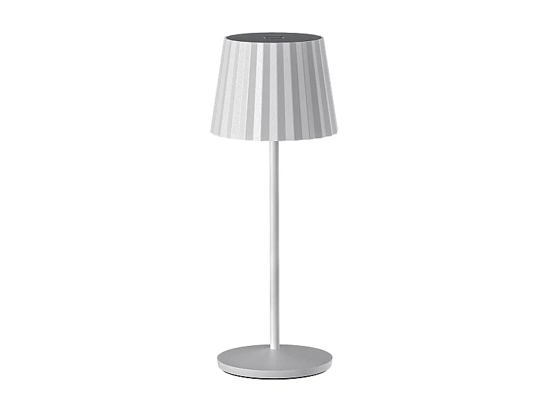 Lampe de table sans fil ABBY Blanc H30cm