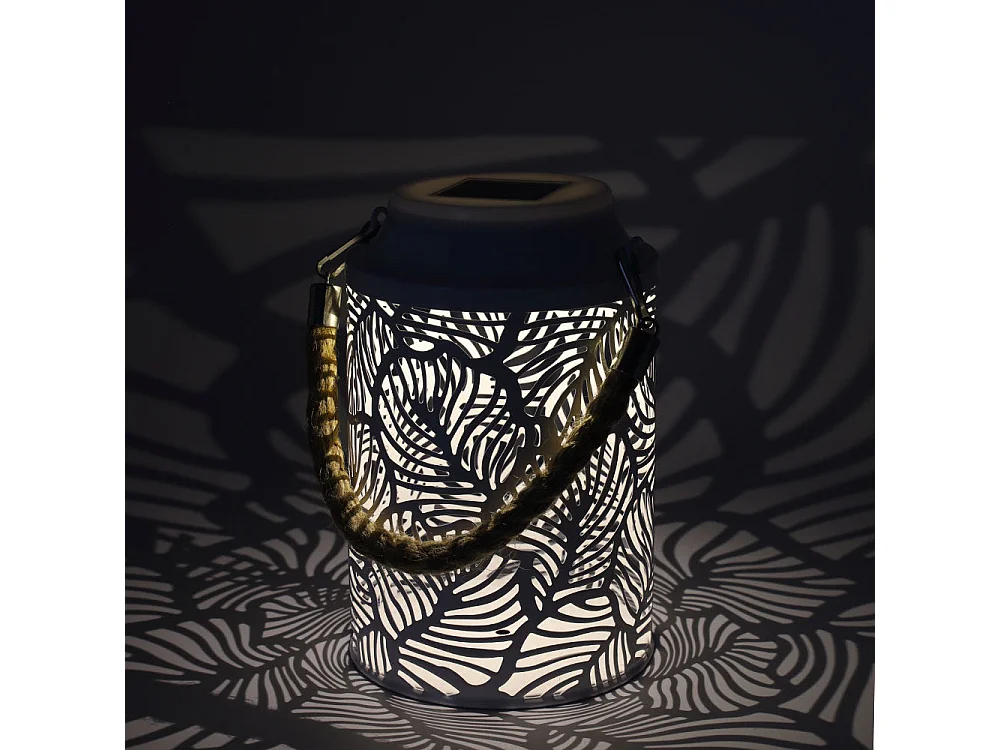 Mini lantaarn op zonne-energie H17.5cm RAINBOW