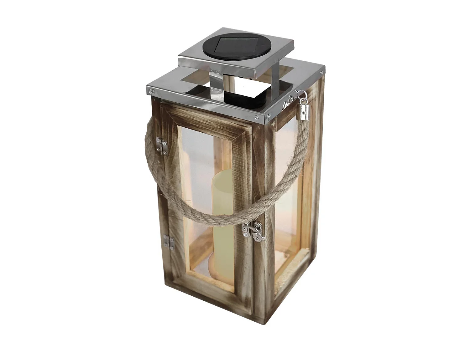 Solarlaterne mit Griff H28CM OAKY