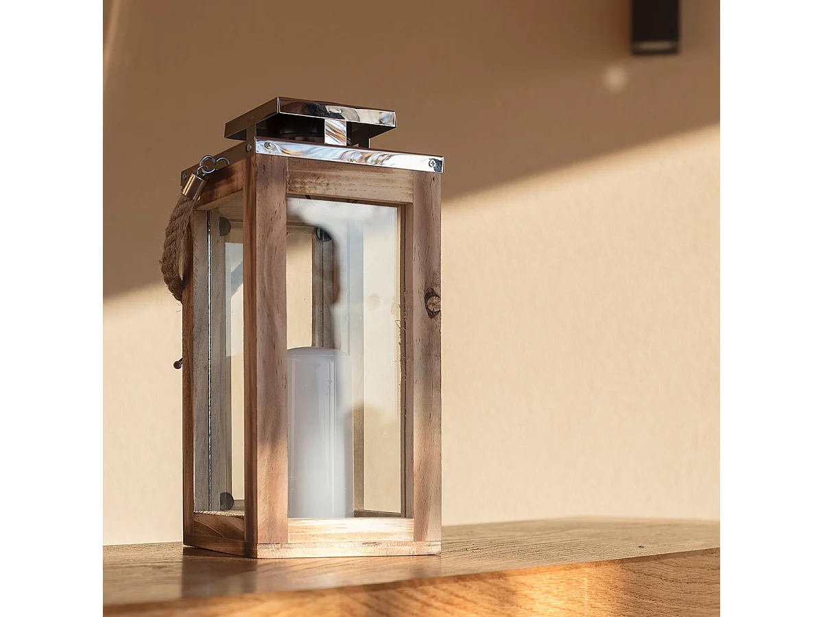 Solarlaterne mit Griff H28CM OAKY