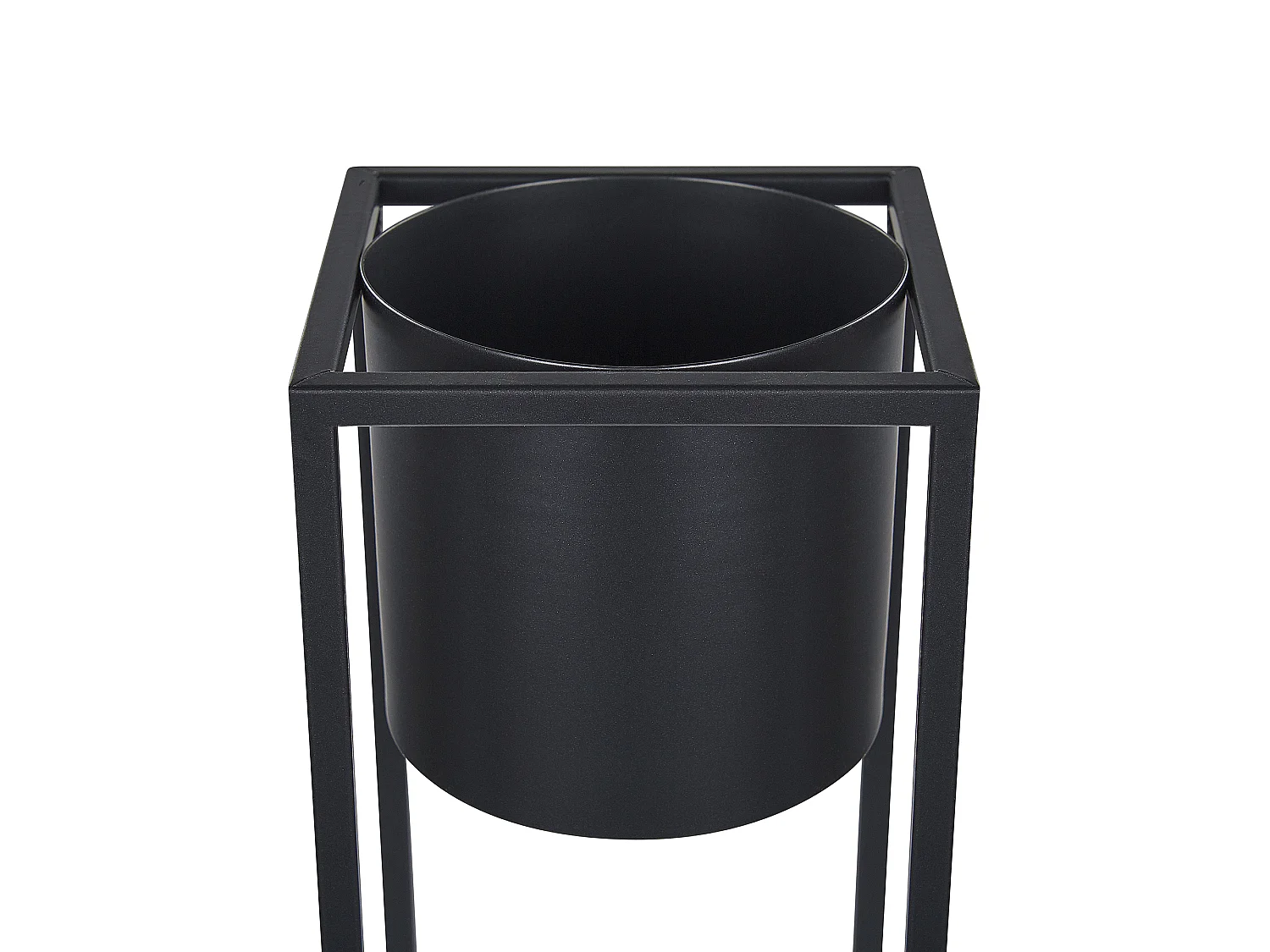 Doniczka na nóżkach IDRA Metal 15 cm Czarny