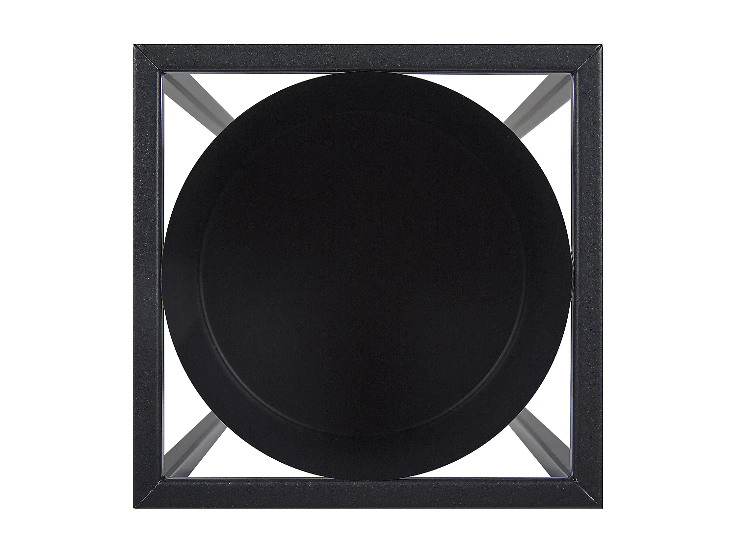 Doniczka na nóżkach IDRA Metal 15 cm Czarny