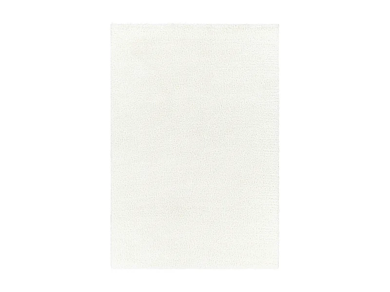 Tapis Shaggy Uni - Ivoire - 160x213cm - CLAIRE