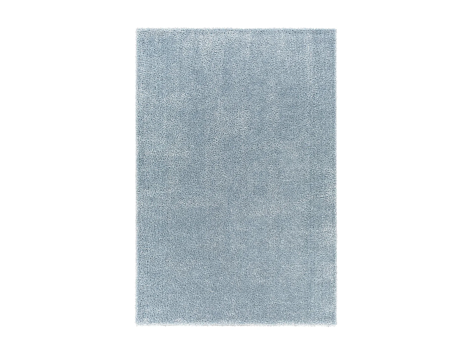 Tapis Shaggy Uni - Bleu - 160x213cm - CLAIRE