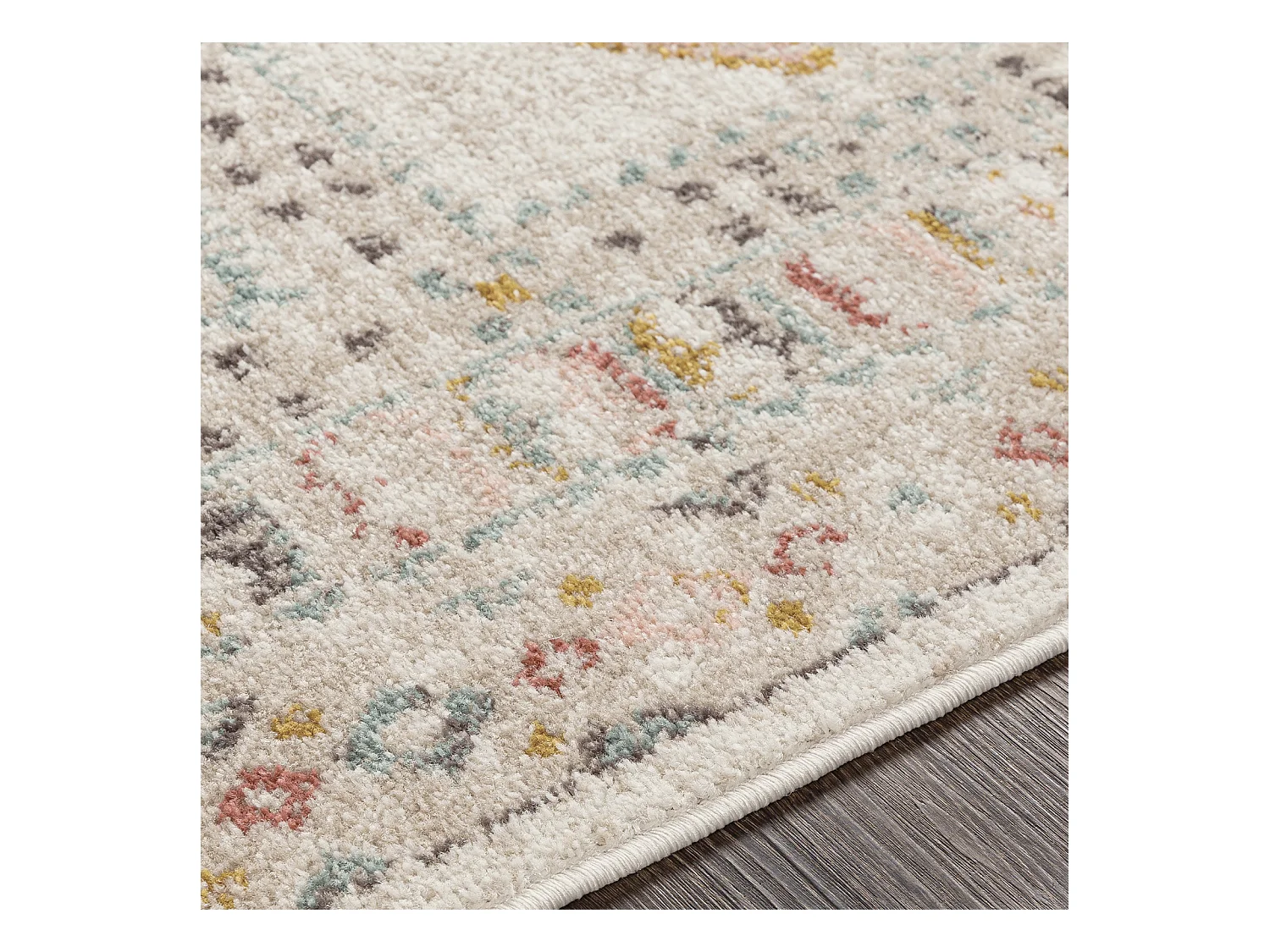 Tapis Scandinave Bohème - Multicolore/Rose - 160x213cm - EVELYN