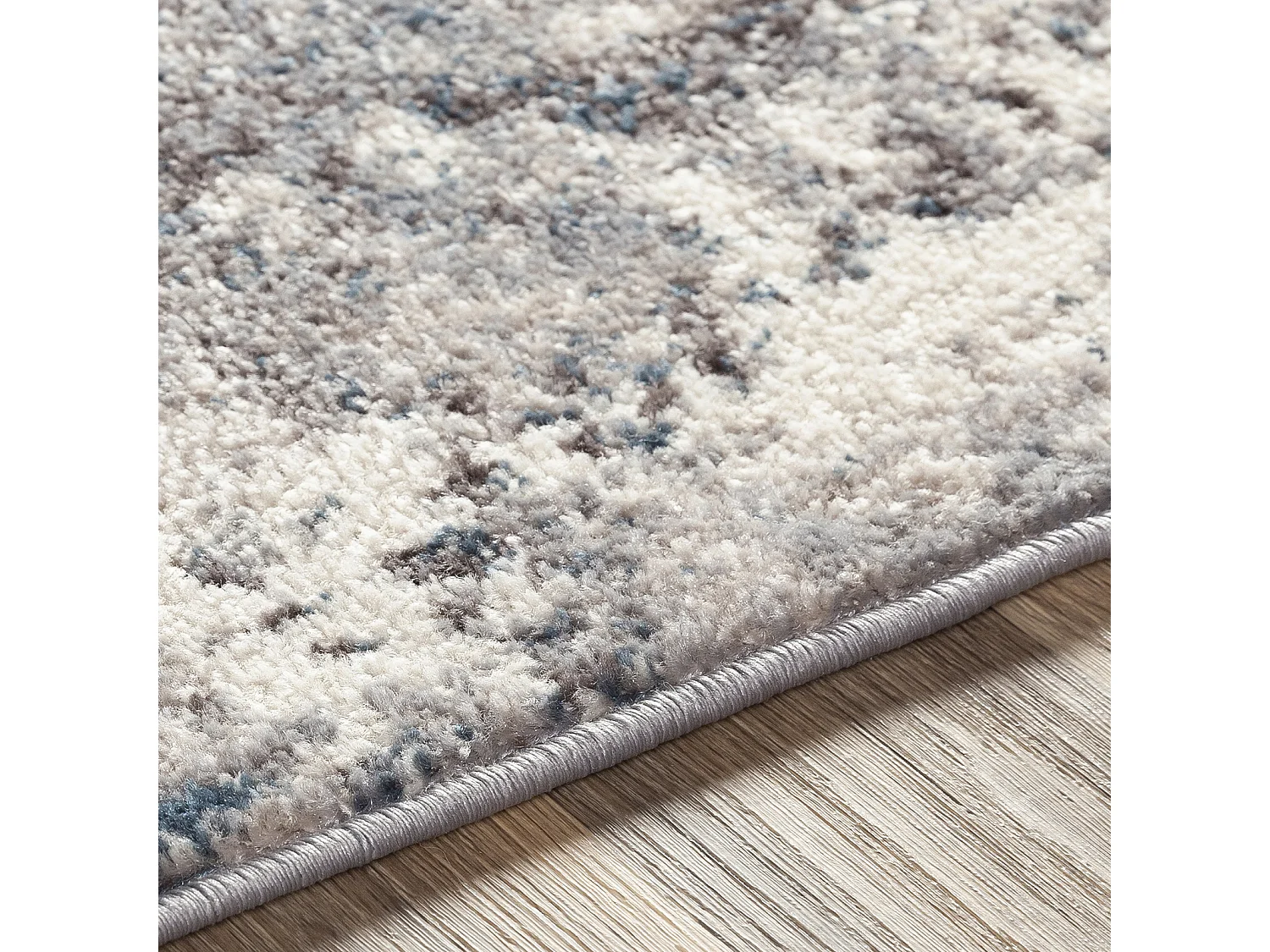 Modern Abstract Tapijt - Blauw/Grijs - 200x275cm - NOA