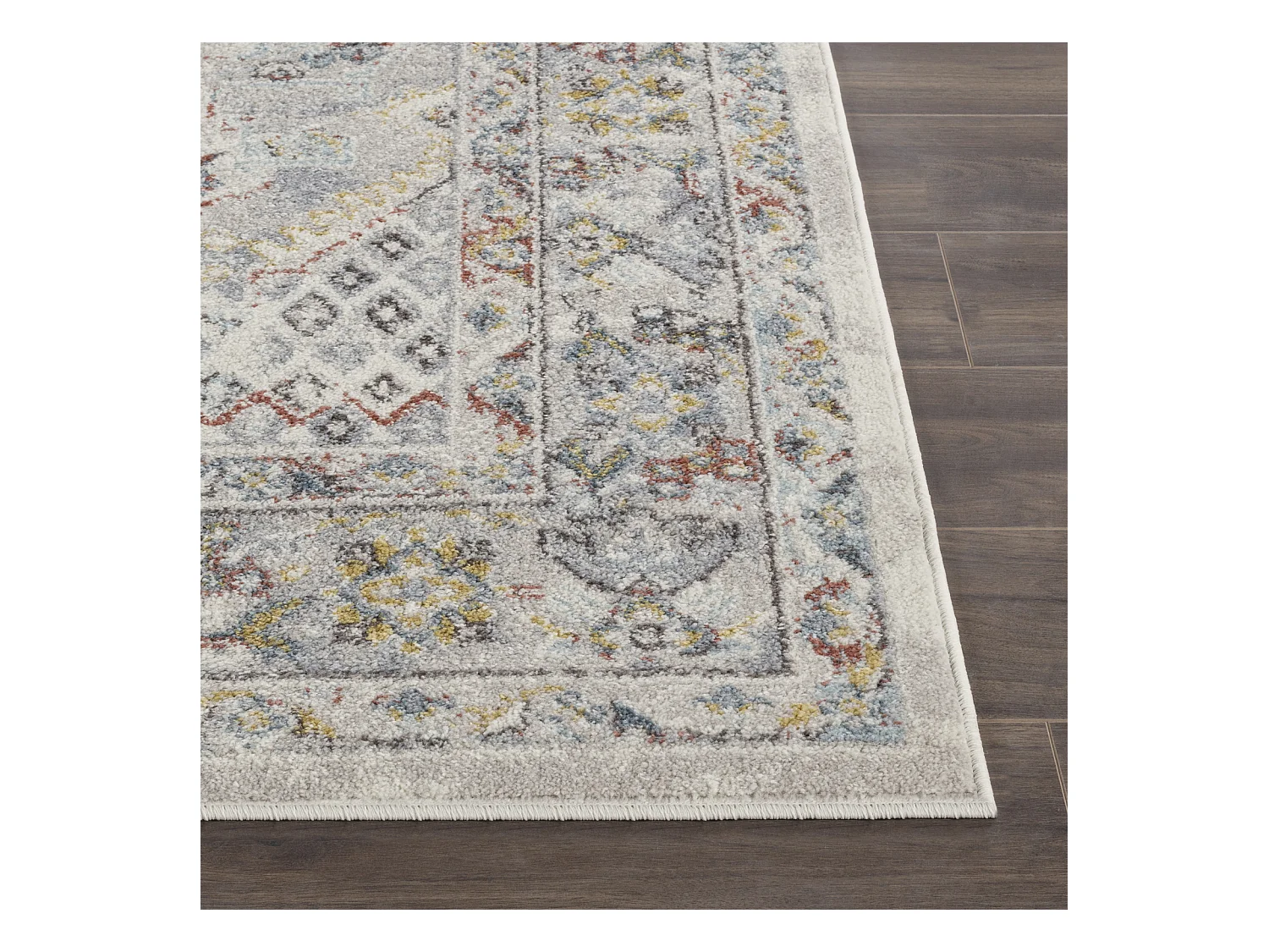 Vintage Oosters Tapijt - Meerkleurig/Grijs - 160x213cm - JADE