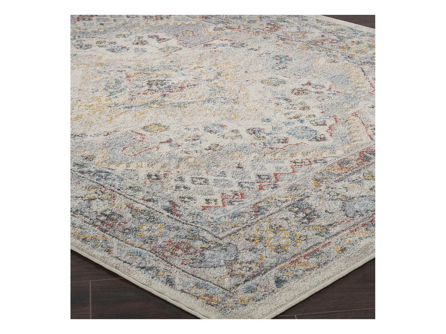 Vintage Oosters Tapijt - Meerkleurig/Grijs - 160x213cm - JADE