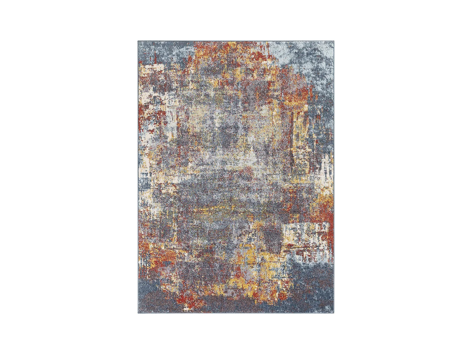 Tapis Abstrait Moderne - Multicolore/Bleu - 160x213cm - NOA