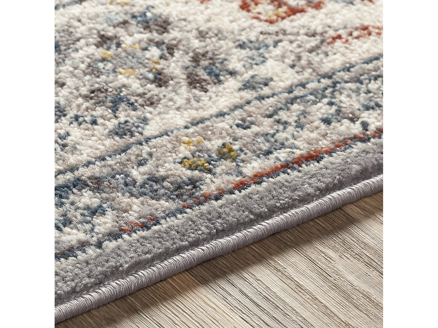 Tapis Vintage Oriental - Multicolore/Gris - 160x213cm - JADE