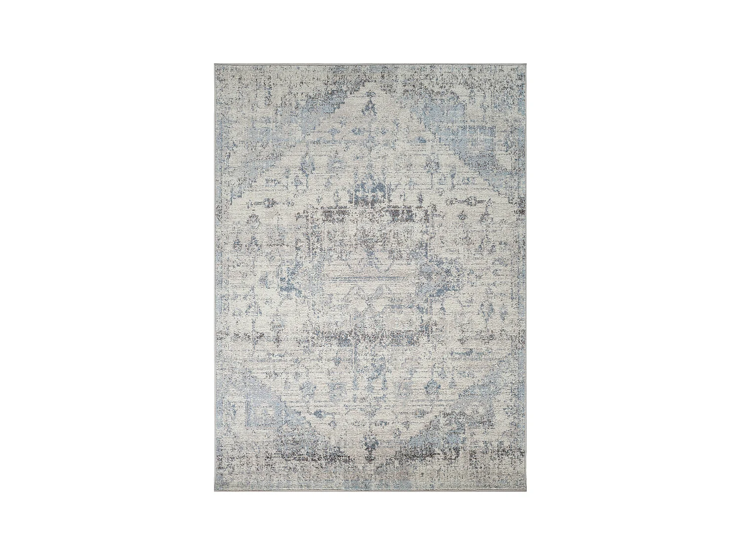 Tapis Vintage Oriental - Ivoire/Bleu - 160x213cm - LYA