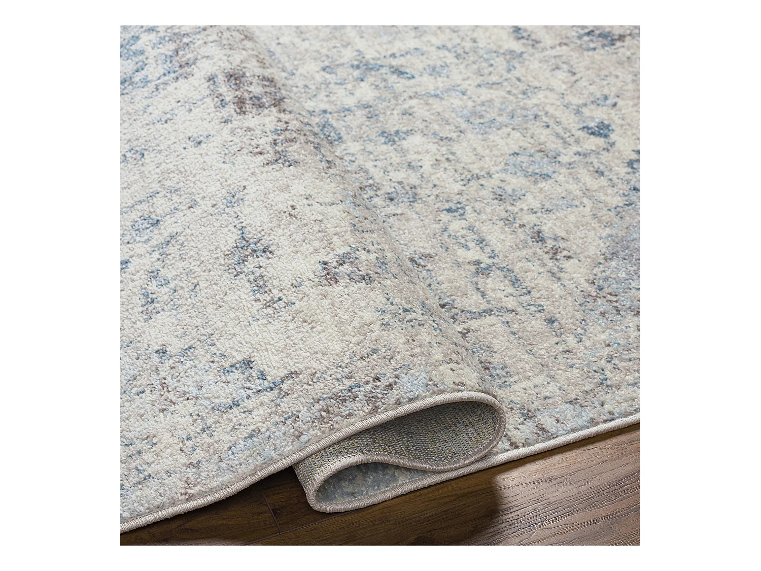 Vintage Oosters Tapijt - Ivoor/Blauw - 160x213cm - LYA