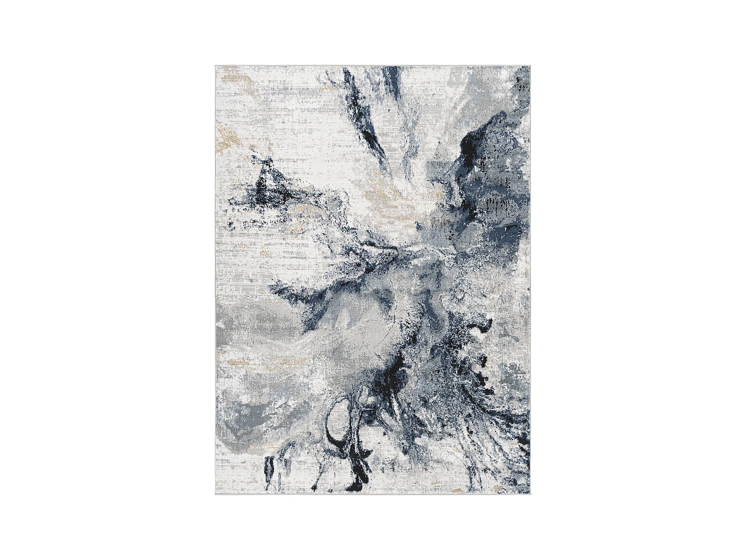 Modern Abstract Tapijt - Blauw/Grijs - 200x275cm - EMMA