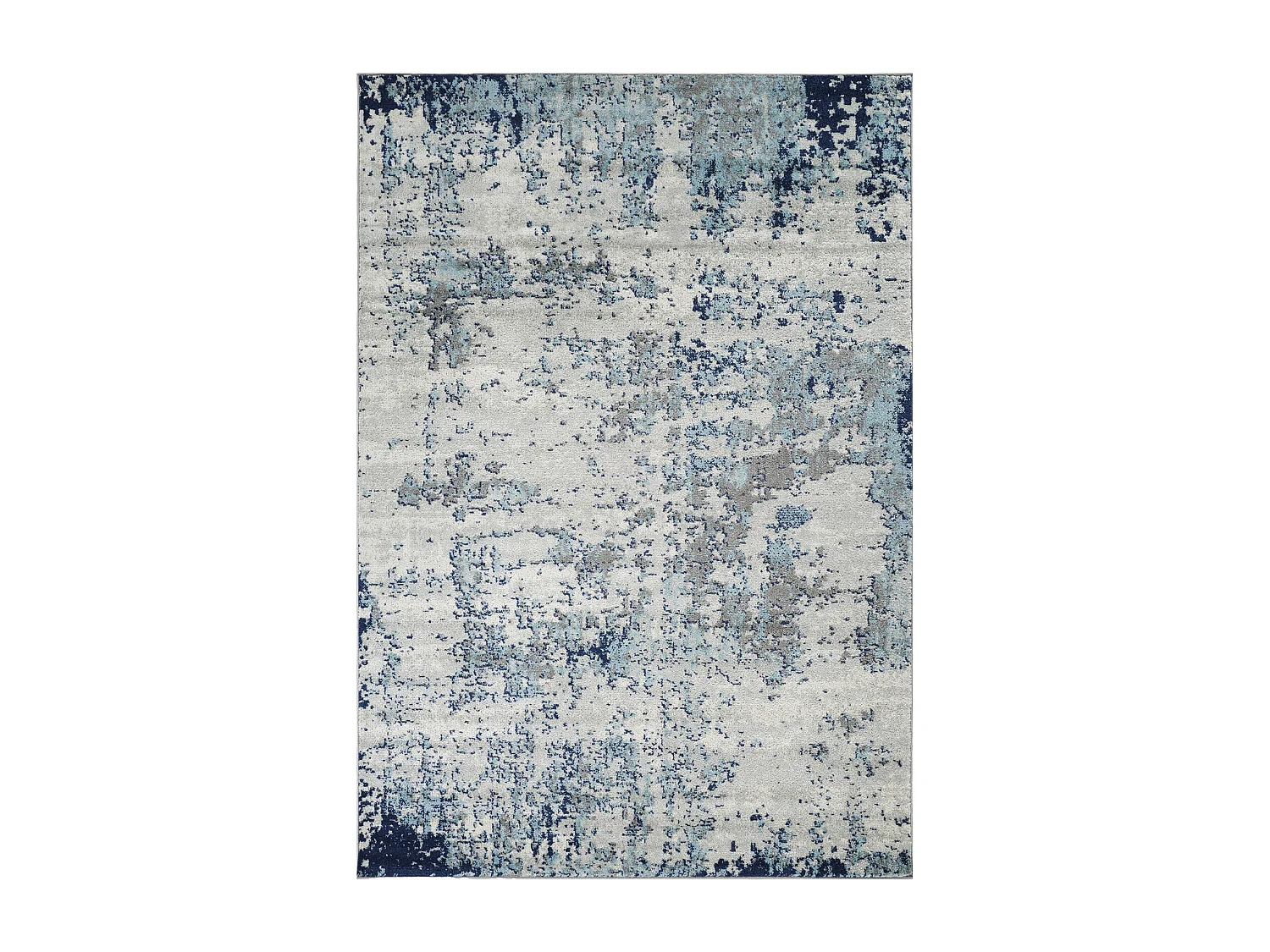 Tappeto Astratto Moderno - Blu/Grigio/Bianco - 160x220cm - SARAH