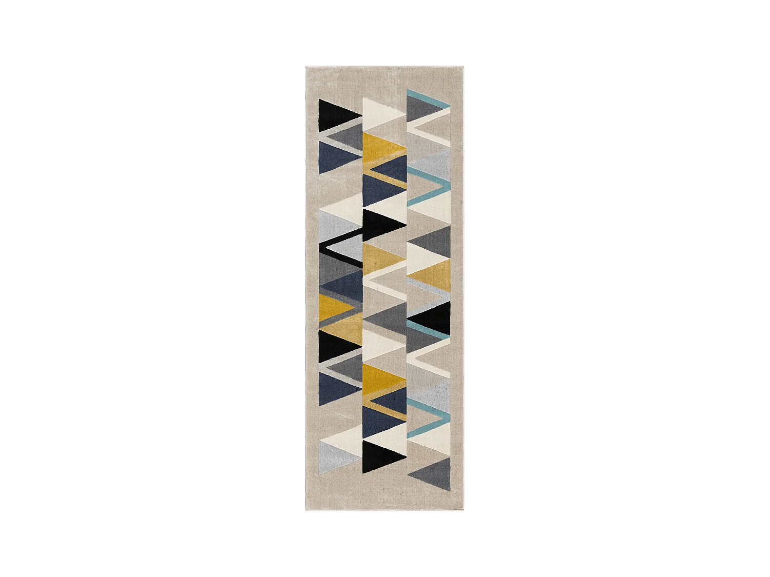 Modern Scandinavisch Loper Gang - Meerkleurig/Grijs - 80x220cm - DELANEY