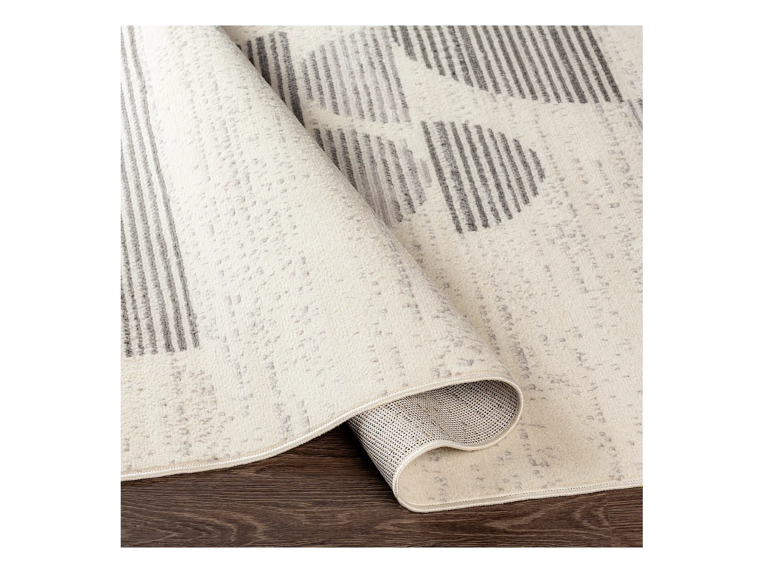 Modern Scandinavisch Tapijt - Wit/Grijs - 200x275cm - HYEON