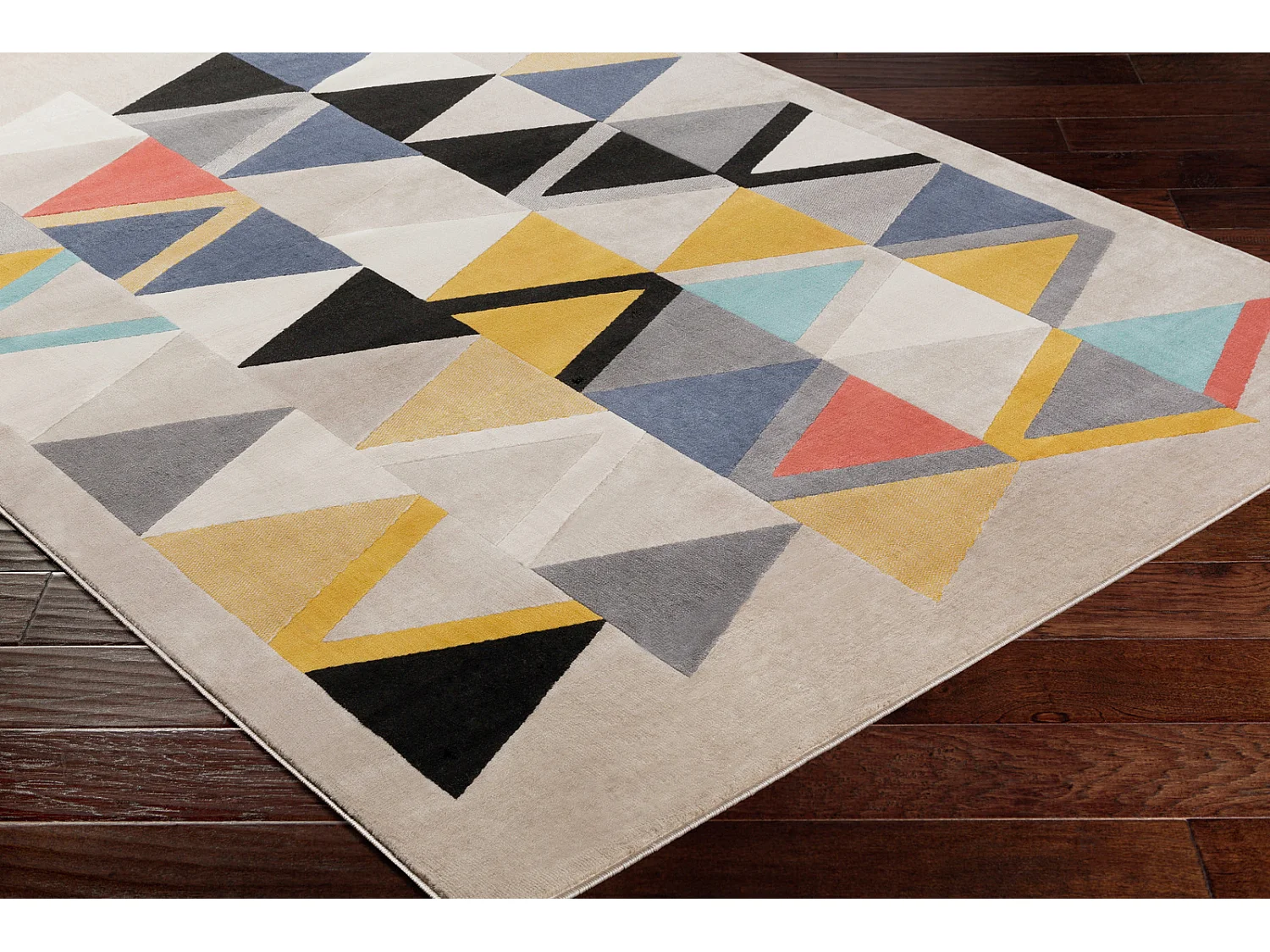 Modern Scandinavisch Tapijt - Meerkleurig/Oranje - 160x220cm - DELANEY