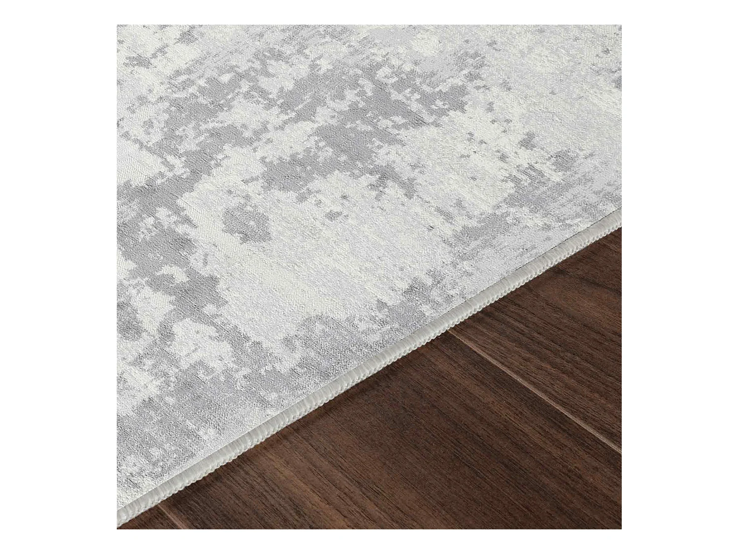 Tapis Abstrait Moderne - Gris/Ivoire - 160x220cm - VICTOIRE