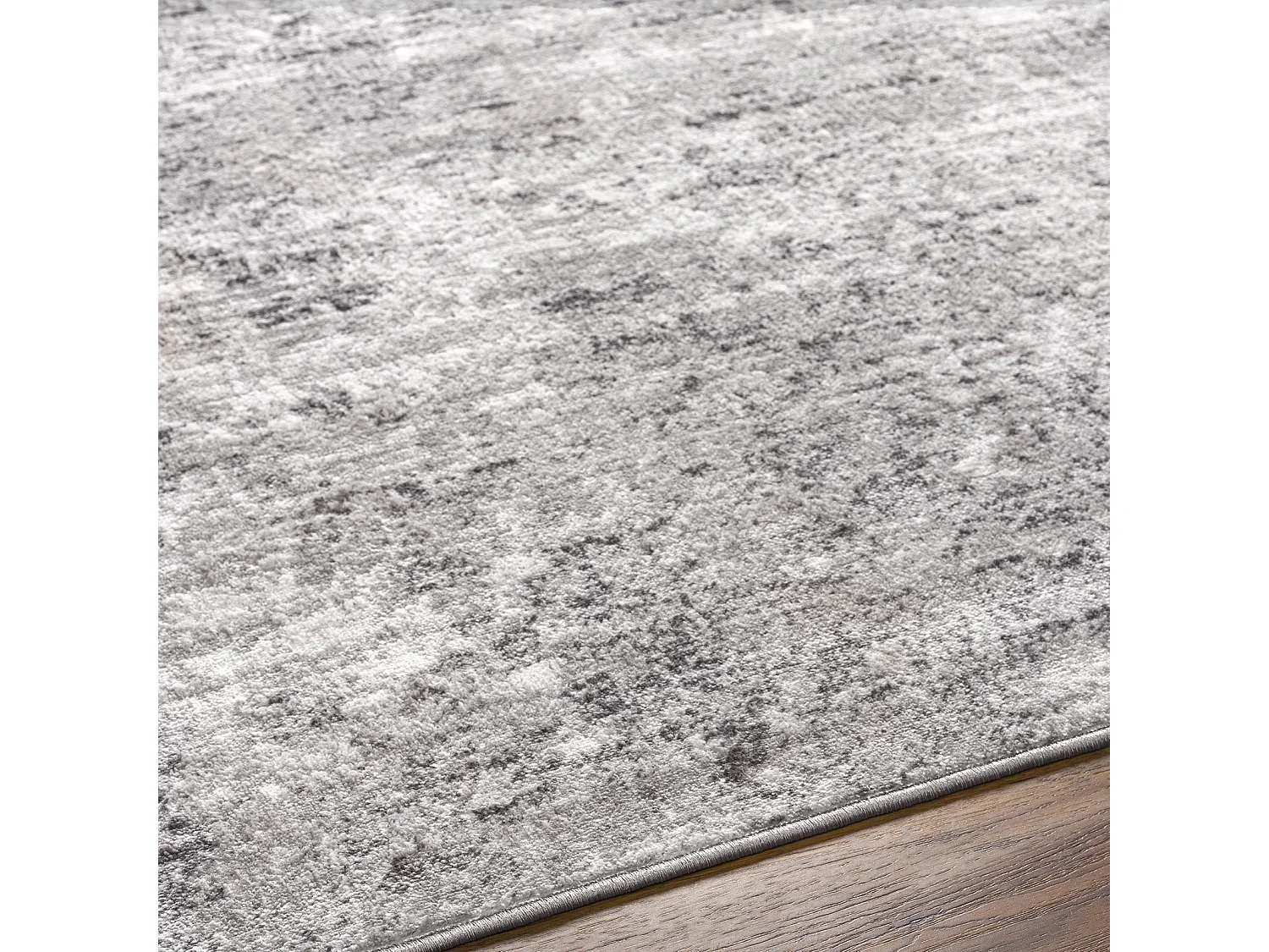 Modern Abstract Tapijt - Grijs/Wit - 200x275cm - FIONA