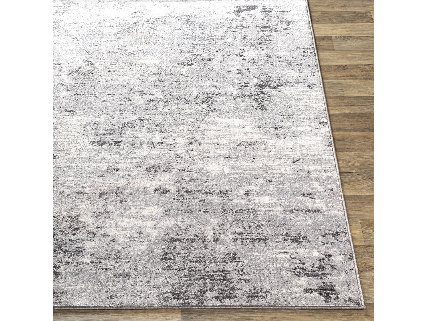 Modern Abstract Tapijt - Grijs/Wit - 200x275cm - FIONA