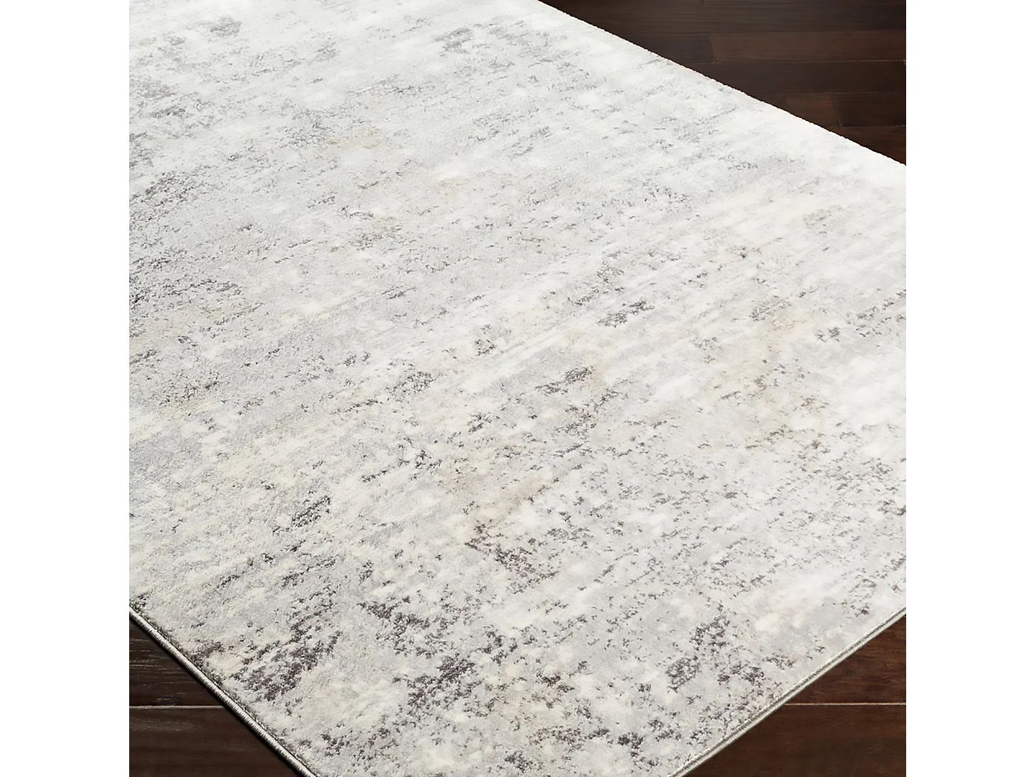 Modern Abstract Tapijt - Grijs/Wit - 200x275cm - FIONA