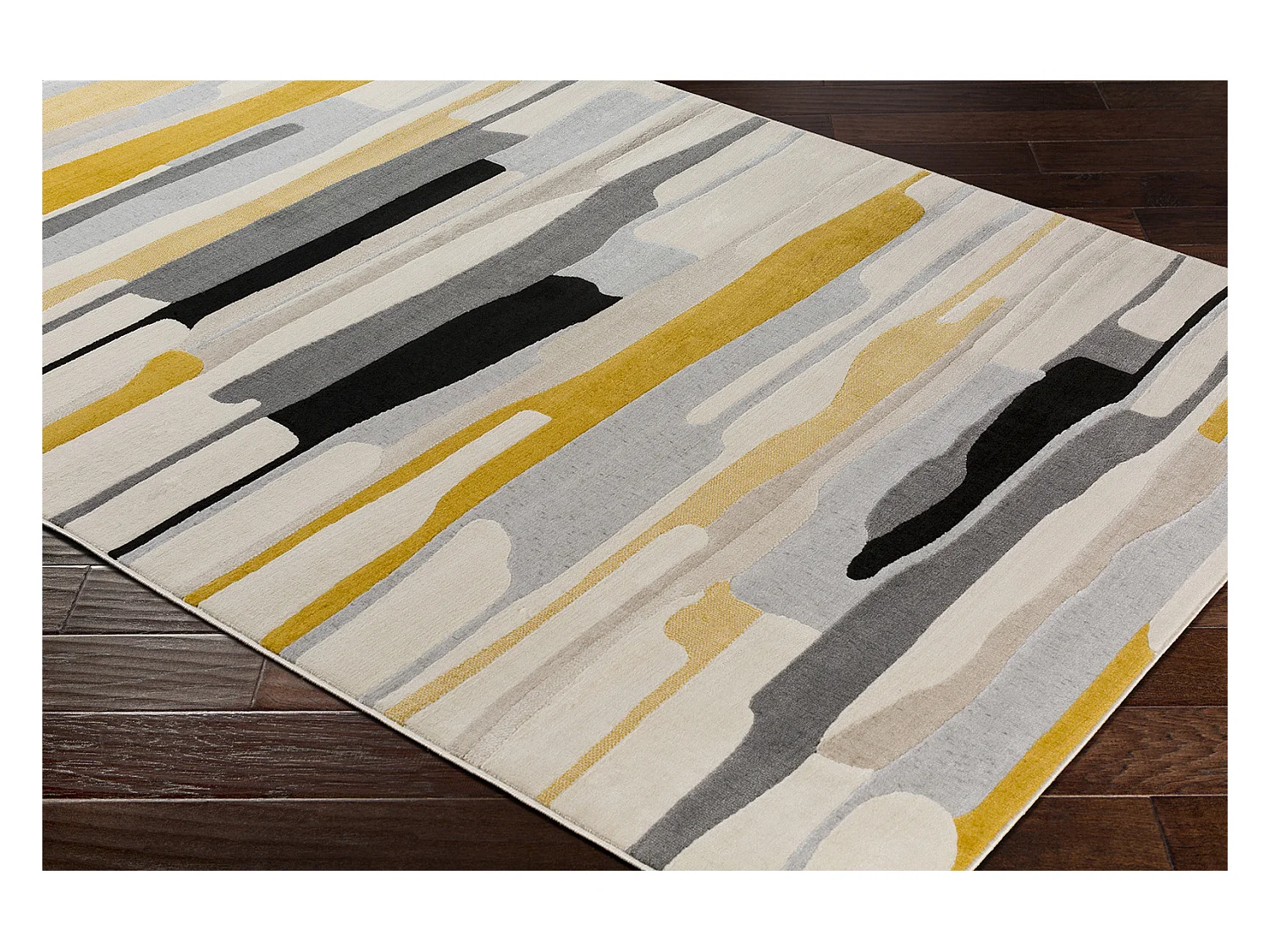 Tapis Scandinave Moderne - Multicolore/Gris - 160x220cm - ANAIS