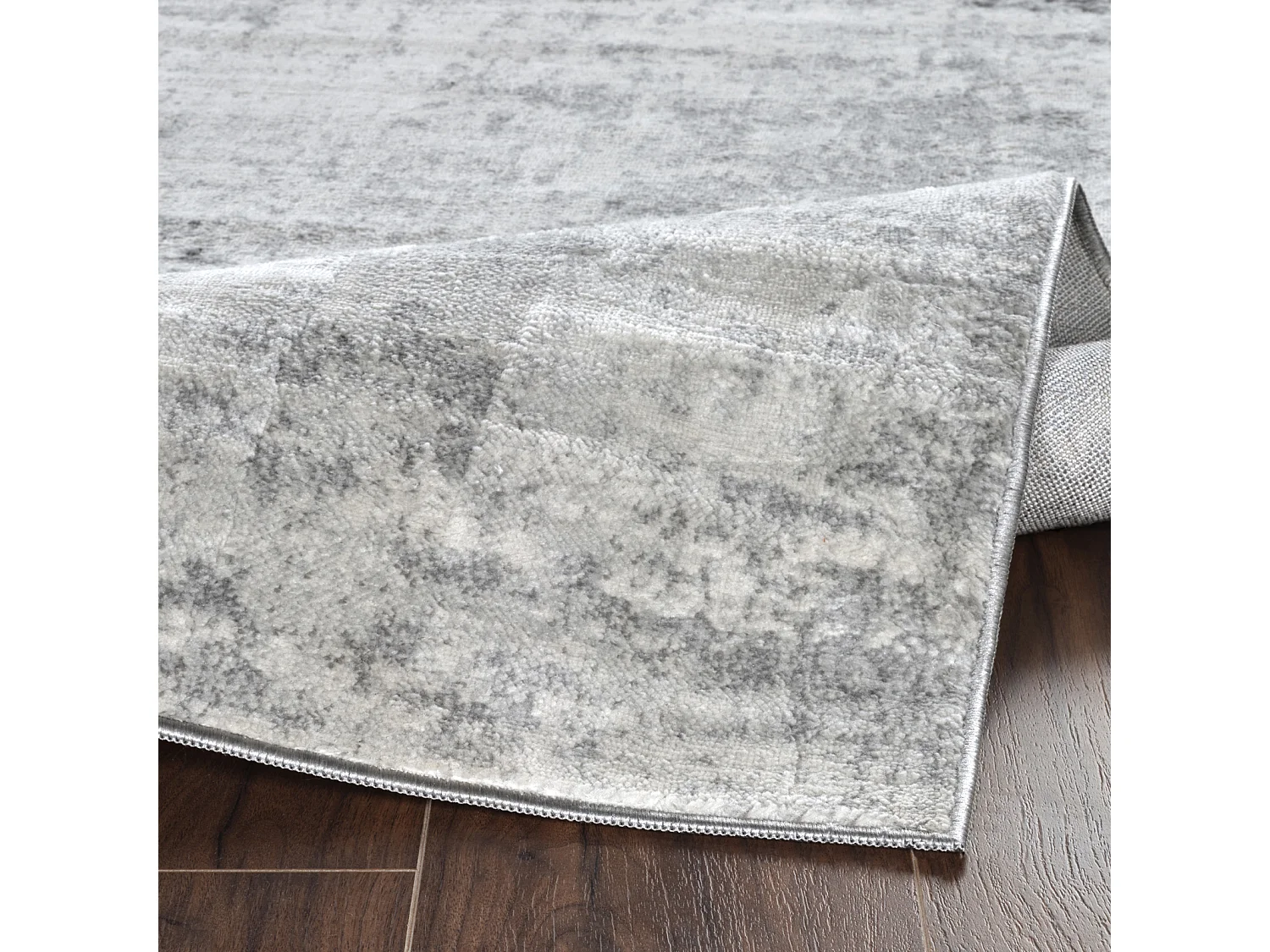 Modern Abstract Tapijt - Wit/Grijs - 160x215cm - ALIX