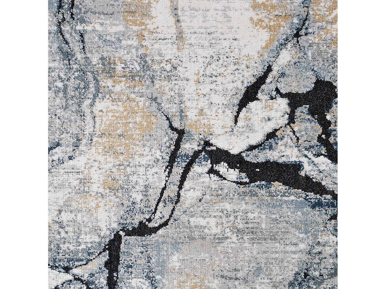 Tapis Abstrait Moderne - Ivoire/Gris - 160x220cm - LYNA