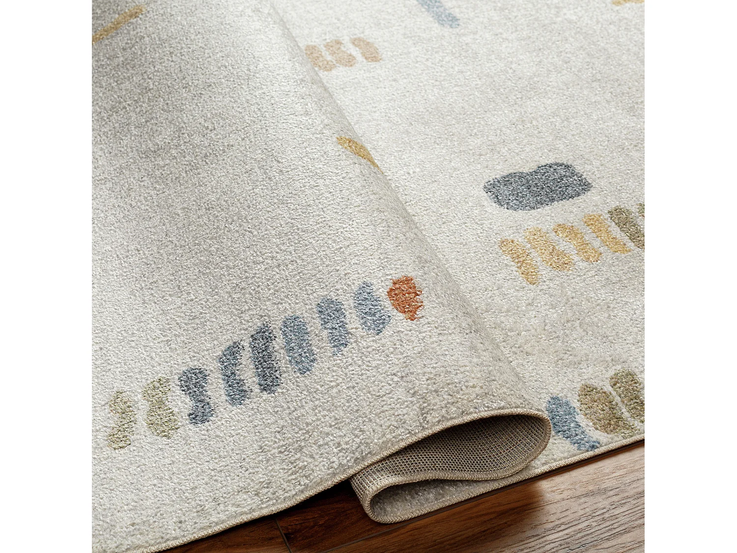 Afwasbaar Scandinavisch Tapijt - Meerkleurig/Blauw - 160x213cm - AMELIA