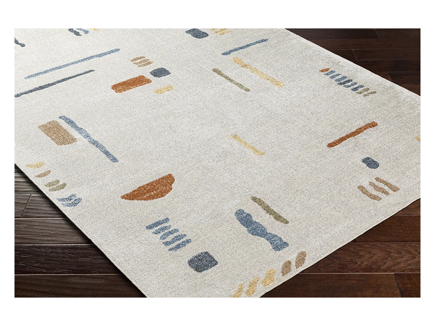 Afwasbaar Scandinavisch Tapijt - Meerkleurig/Blauw - 160x213cm - AMELIA