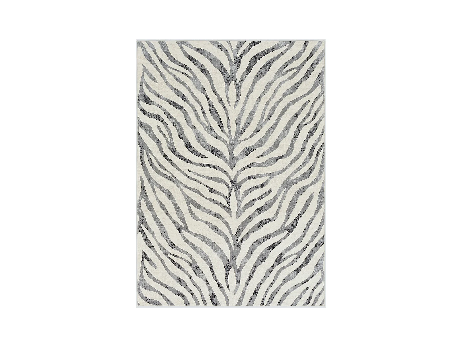Boho Zebra Tapijt - DonkerGrijs/Beige - 160x220cm - CYBELE