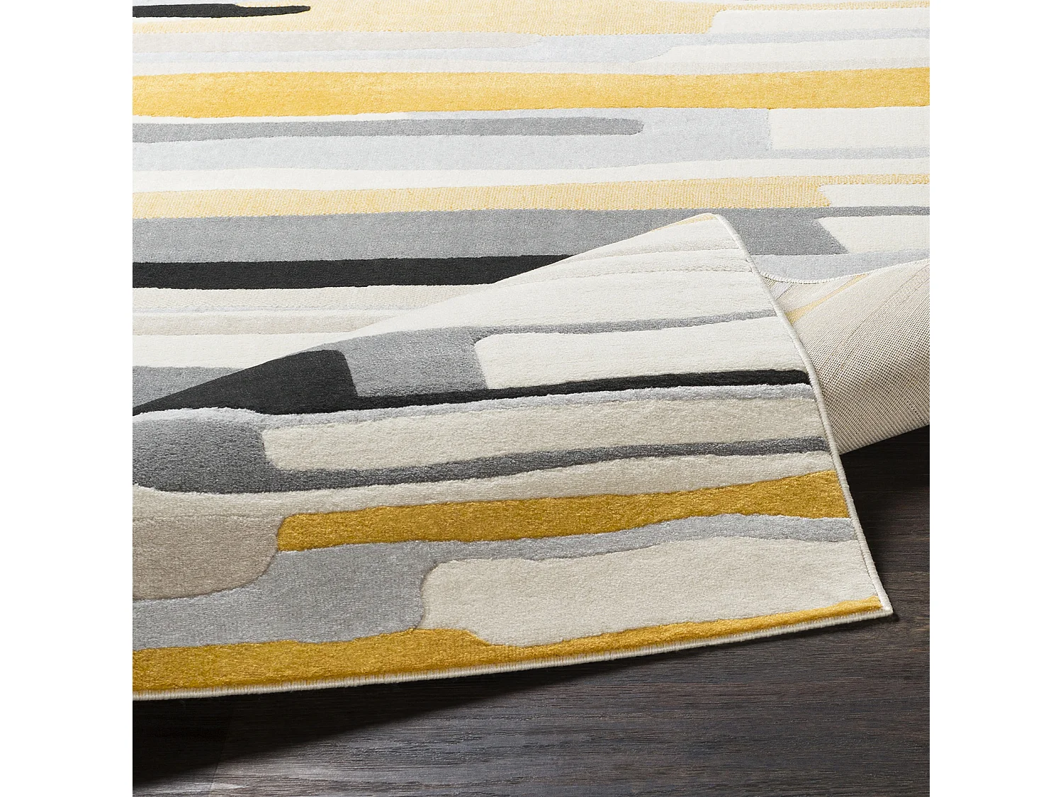 Tapis Scandinave Moderne - Multicolore/Gris - 120x170cm - ANAIS