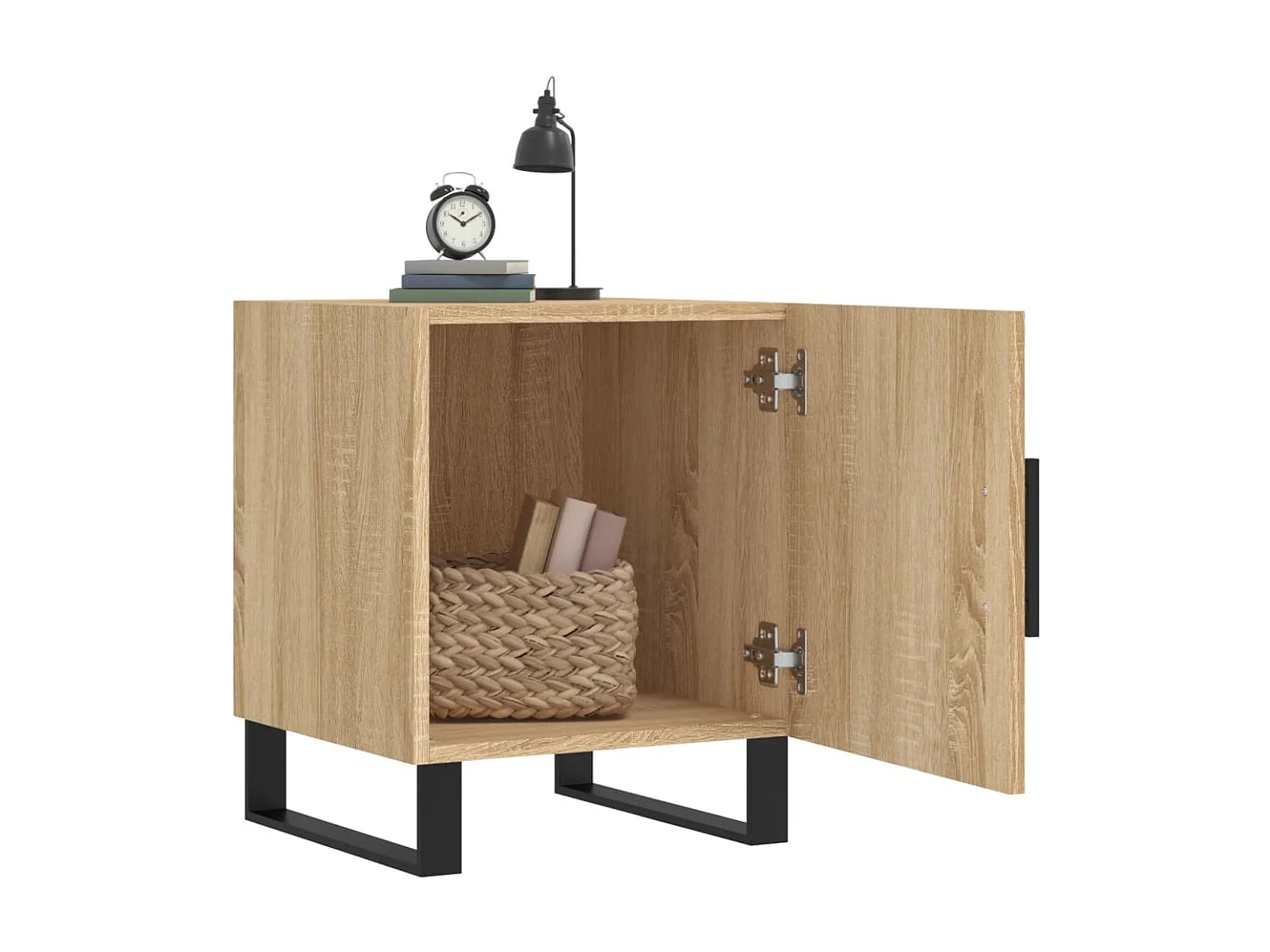 Tables de chevet 2 pcs chêne sonoma 40x40x50 cm bois ingénierie