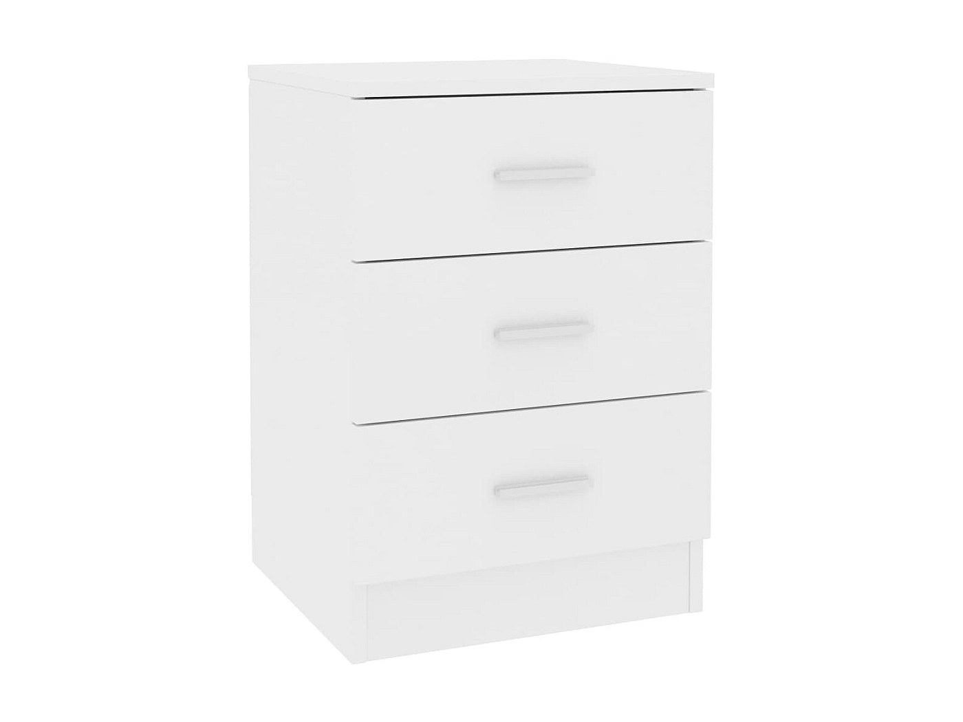 Table de chevet blanc 38 x 35 x 56 cm bois d ing nierie