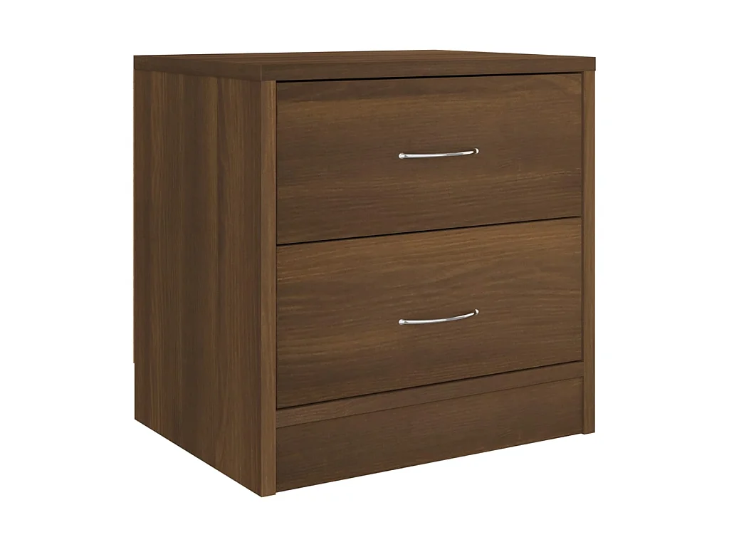 Comodino Rovere marrone 40x30x40 cm MDF