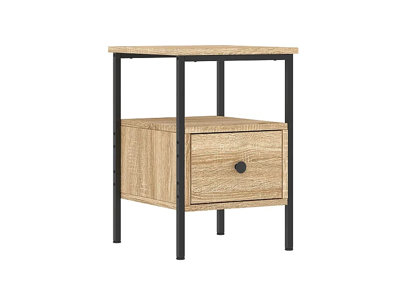 Table de chevet chêne sonoma 34x36x50 cm bois d'ingénierie