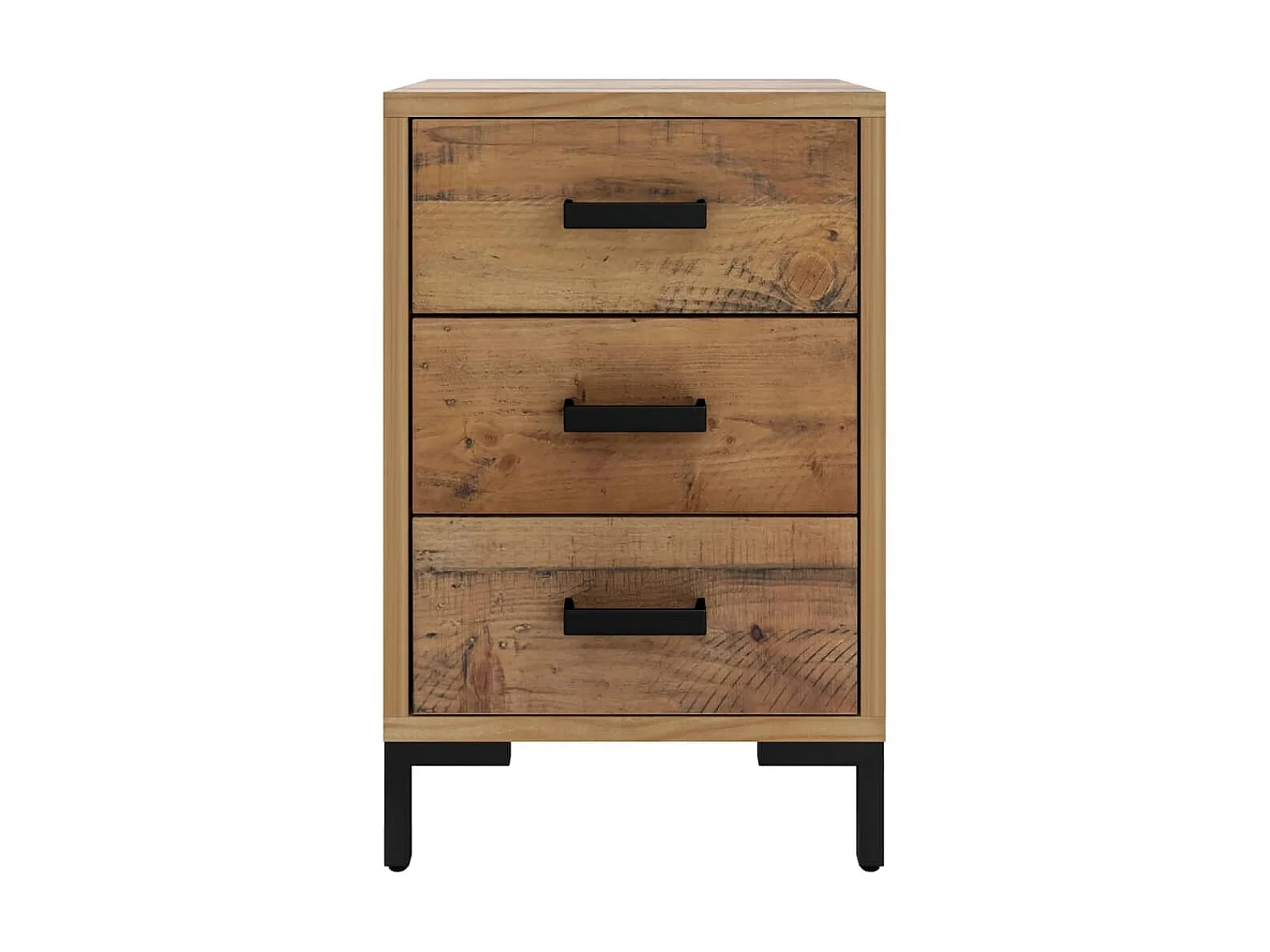 Table de chevet Marron 40x30x55 cm Bois de pin massif