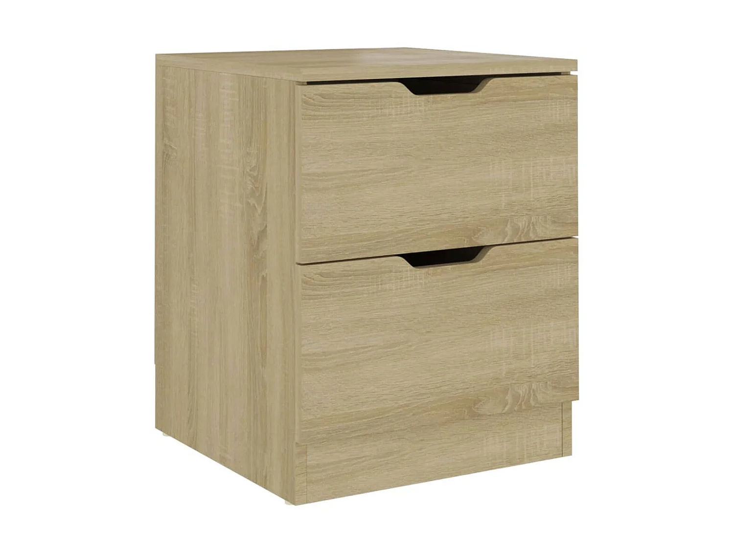 Comodino rovere Sonoma 40x40x50 cm Truciolare