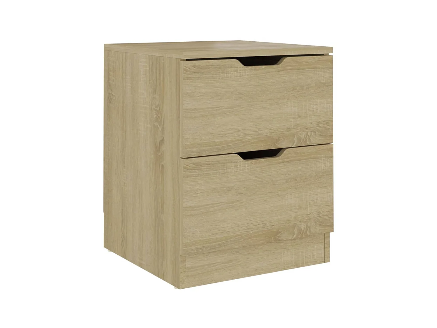 Comodino rovere Sonoma 40x40x50 cm Truciolare