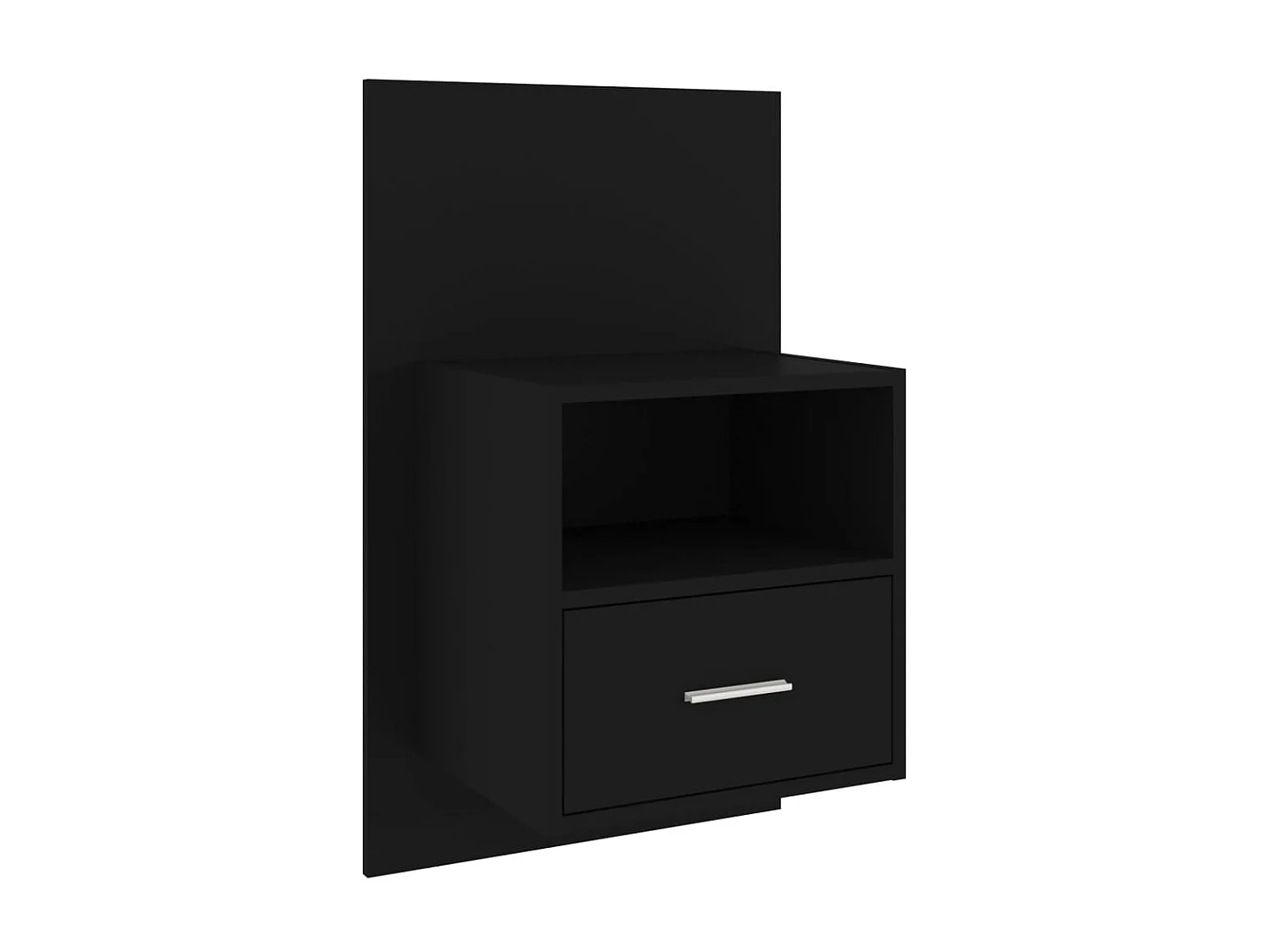 Comodino sospeso Nero