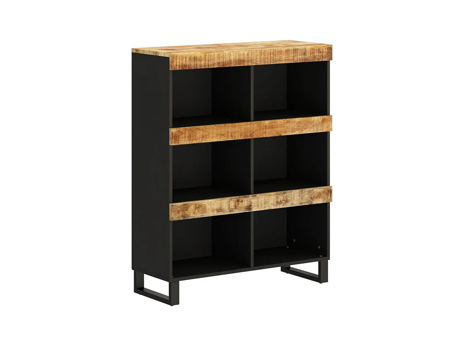 Zijkast 85x33x107 cm massief mangohout