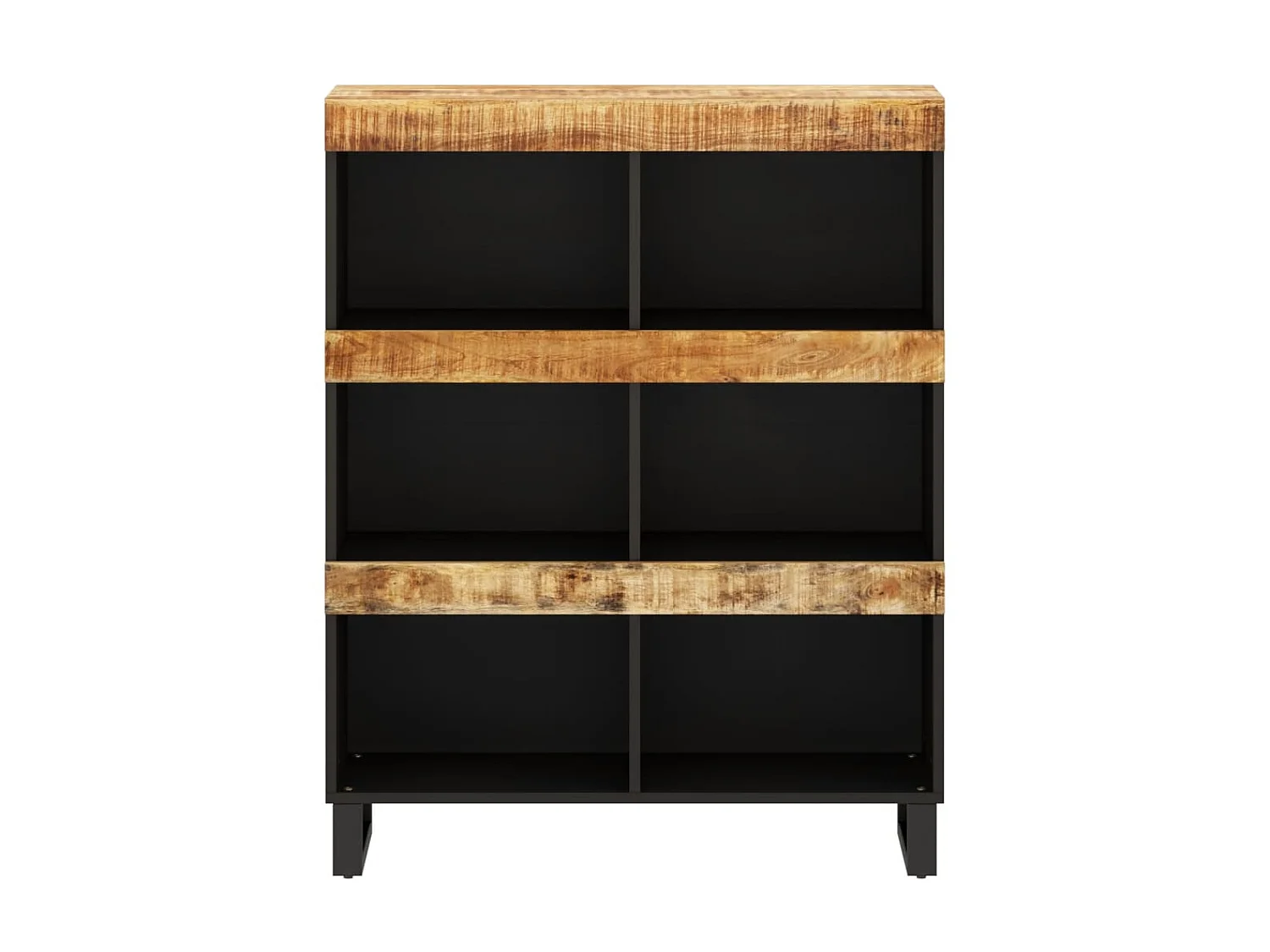 Zijkast 85x33x107 cm massief mangohout