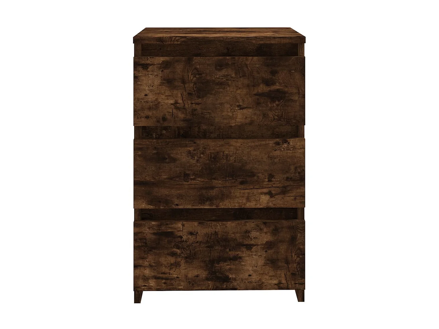 Comodino Rovere affumicato 40x35x62,5 cm MDF