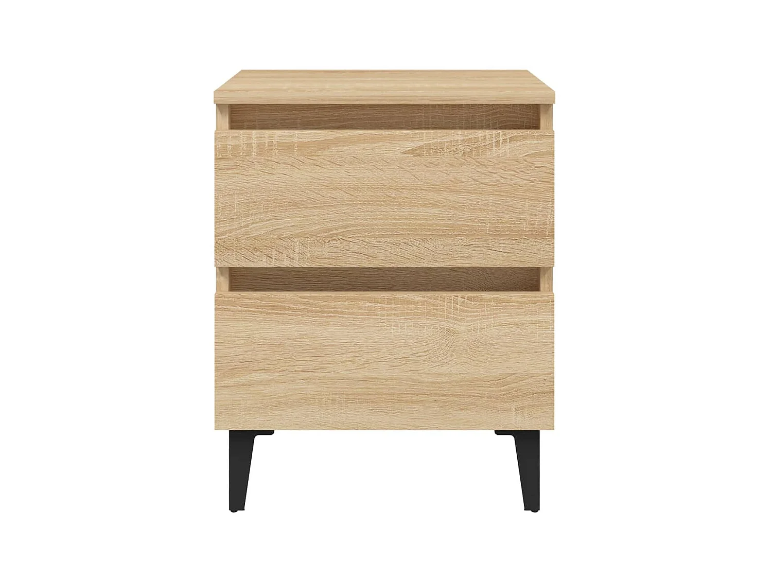 Mesas de cabeceira 2 peças carvalho Sonoma 40x35x50 cm aglomerado